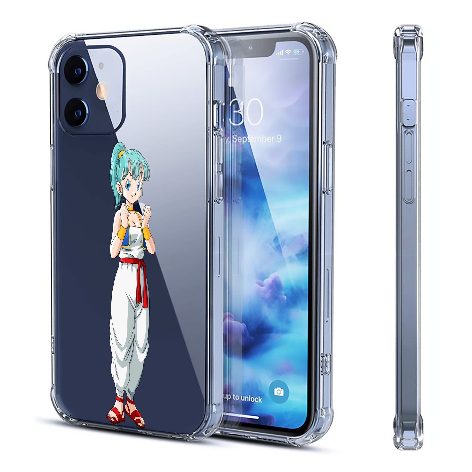 （画像用） ドラゴンボール DRAGON BALL 【iPhone 12シリーズ対応】透明スマホケース（クリアソフトケース）